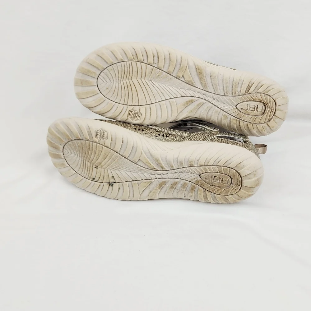 Jbu Daffodil Memory Foam Flat Shoes